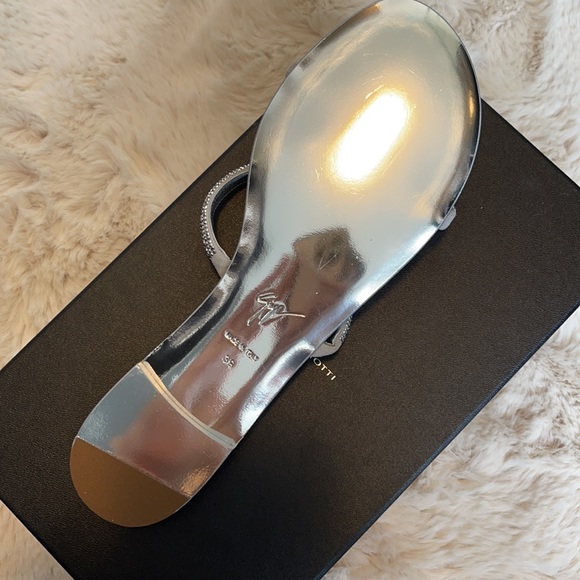Sold —Silver Giuseppe Zanotti sandals - Picture 3 of 7